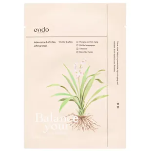 Ondo Beauty 36.5 Adenosine & Zhi Mu Lifting Mask 1 pc