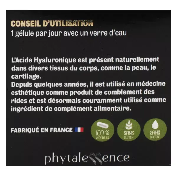 Phytalessence Acide Hyaluronique 400mg  3 x 30 gélules