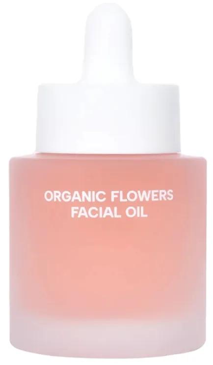 Huile visage aux fleurs biologiques Whamisa, riche et profonde, 32 ml