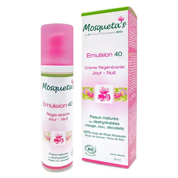 Mosqueta's 40  Organic Emulsion 50ml 