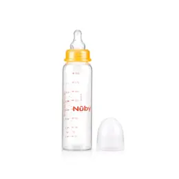 Nuby Biberon Verre Orange +3m 240ml