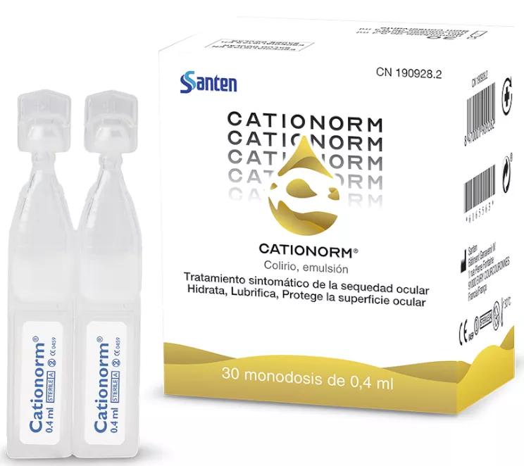 Cationorm Emulsão Oftálmica 30 Monodoses