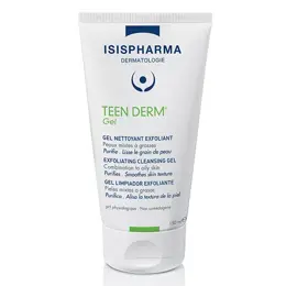 Isispharma Teen Derm Gel Nettoyant Exfoliant 150ml