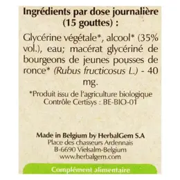 Herbalgem Macérat Concentré Ronce Bio 30ml