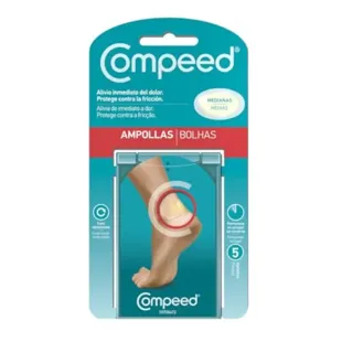 Compeed blisters 5units strips medium