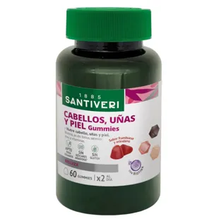 Santiveri Hair, Nails and Skin 60 Chewable Gummies