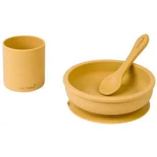 Saro Mustard Silicone Feeding Set 3 pcs