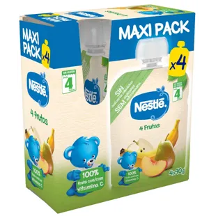 Nestle Bag 4 Fruits 4 x 90gr