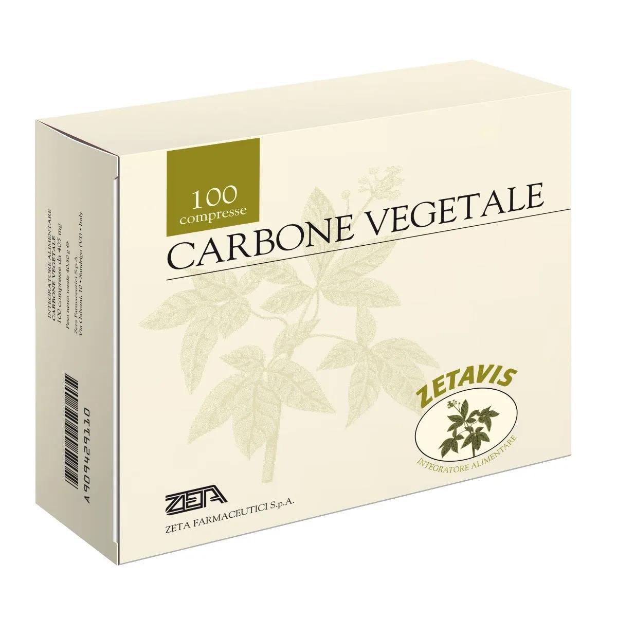 Zeta Carbone Vegetale 100 Compresse