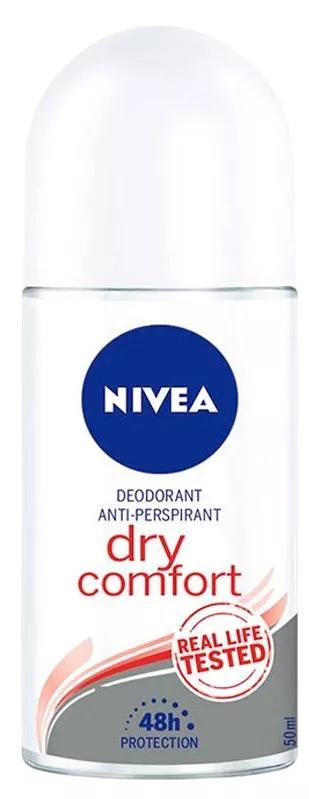Nivea Desodorante Roll On Dry Comfort Anti-Transpirante 50 ml