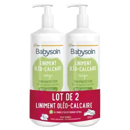 Babysoin Liniment Oléo-Calcaire Siège Sans Parfum Lot de 2 x 750ml