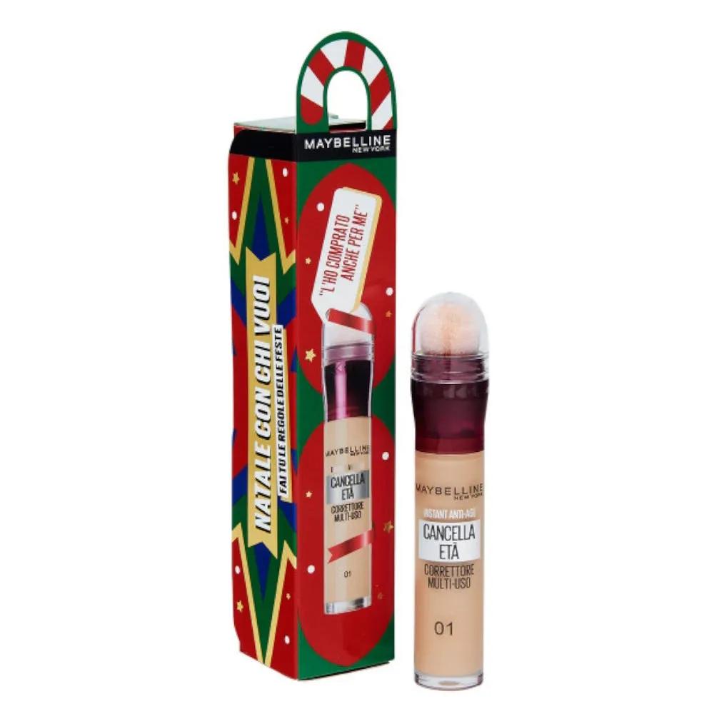 Maybelline Cofanetto Regalo Correttore Cancella Età Colorazione Light 01 6.8 ml