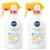 Nivea Sun Spray for Babies and Children SPF50+ 2x270 ml