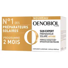 Oenobiol Sun Expert Préparateur Solaire Anti-Âge Lot de 2 x 30 gélules