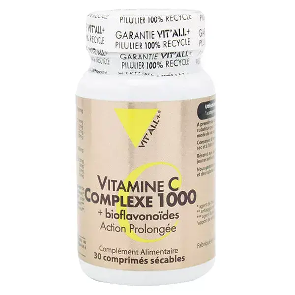 Vit'all+ Vitamine C Complexe 1000 30 comprimés sécables