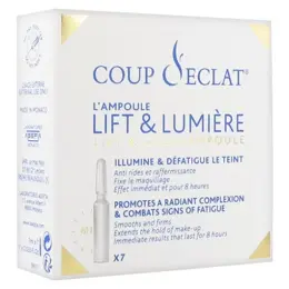 Coup d'Eclat Ampoules Lift & Lumière Visage Boite de 7