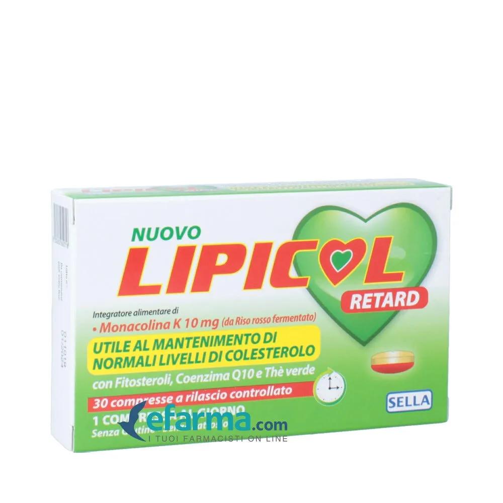 Lipicol Retard Integratore per il Colesterolo 30 Compresse