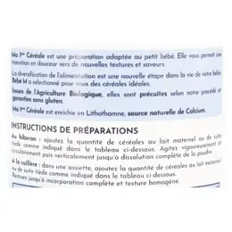 Bébé M Ma 1ère Céréale +4m Bio 400g