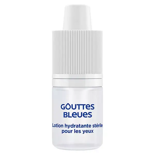 Gouttes Bleues Lotion Hydratante pour les Yeux Fatigue et Sécheresse Oculaire 10ml