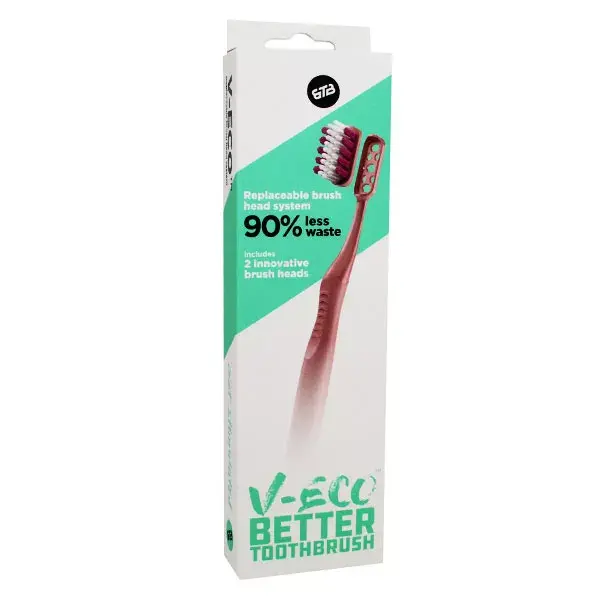Better Toothbrush V-Eco Set de Démarrage Rose Gold