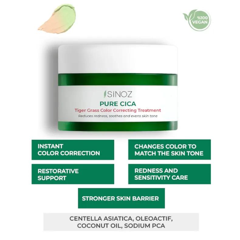 Buy Sinoz Pure Cica Tiger Grass Color Correcting Repair Cream 15