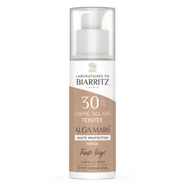 Laboratoires de Biarritz Soins Solaires Crème Teintée SPF30 Beige Bio 50ml