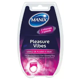 Manix Pleasure Vibes Anneau Vibrant  Stimulation Intense 