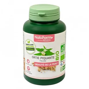 Nat & Form Bio Foglia di Ortica Pungente Integratore Alimentare 200 capsule vegetali
