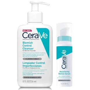 CeraVe Limpiador Control Imperfecciones 236 ml + Sérum Retinol Anti-Marcas 30 ml