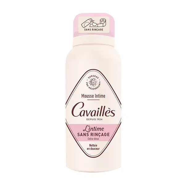 Cavaillès Mousse Intime Sans Rinçage Extra-Doux 100ml