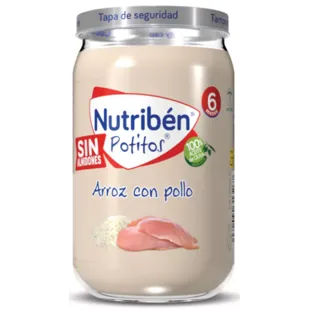 Nutribén Potito Pollo con Arroz +6m 235 gr