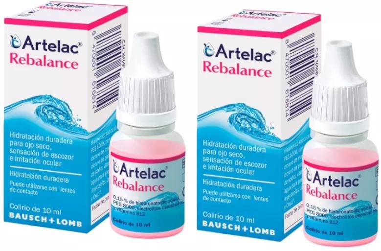 Artelac Rebalance vloeibare oplossing 2x10 ml