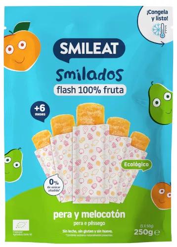 Smileat Smilado Peer en Perzik ECO +6m 5x50 gr