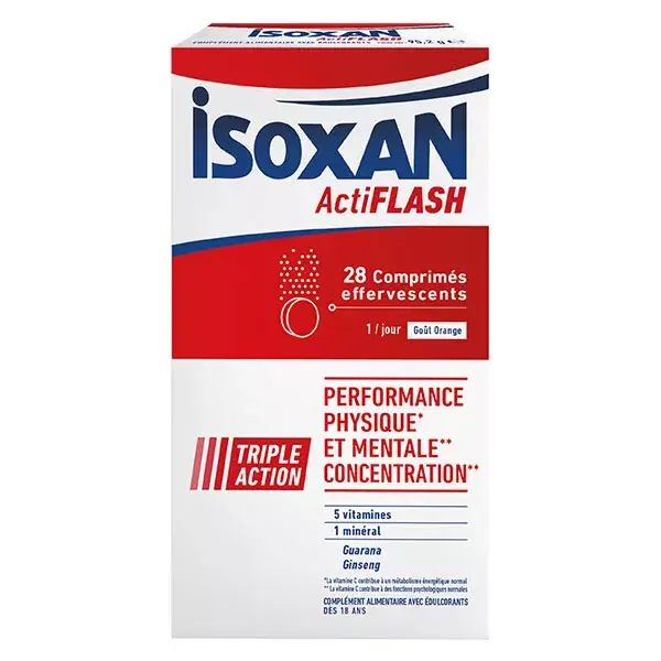 Isoxan Actiflash 28 comprimés effervescents