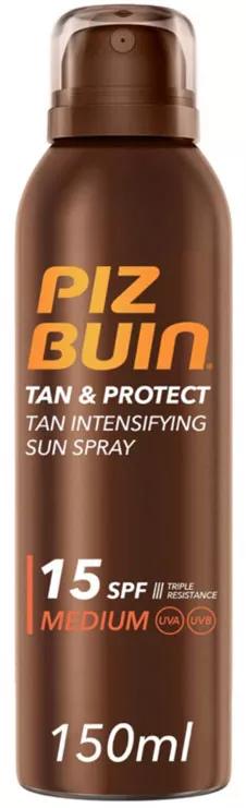 Solar spray tan and Piz Buin amplifiers protect SPF15 150 ml