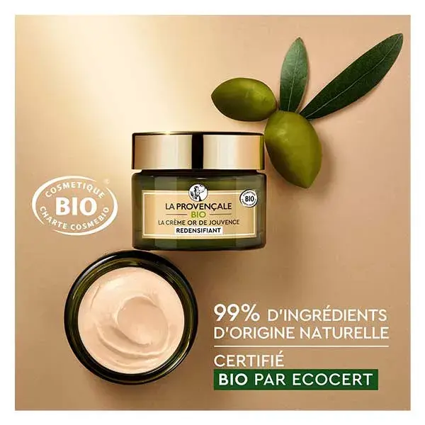 La Provençale Jouvence La Crème Or Redensifiante Bio 50ml