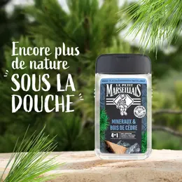 Le Petit Marseillais Gel Douche Homme Minéraux & Bois de Cèdre 250ml