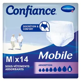 Hartmann Confiance Mobile Absorption 8 Gouttes Taille M 14 sous-vêtements