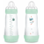 MAM Easy Start Anti-colic Fast Flow Baby Bottle Bright Blue +4m 320ml 2 pcs
