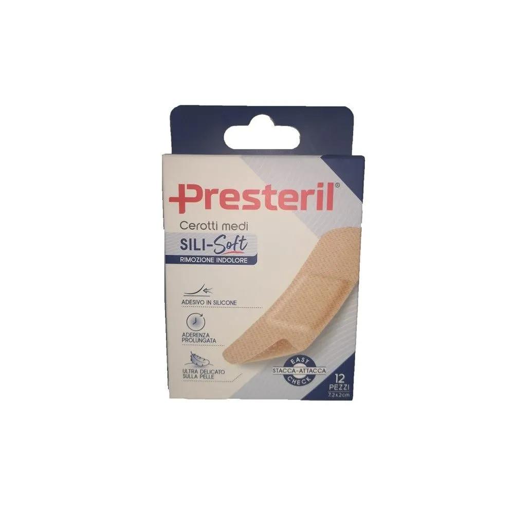 Presteril Cerotti Sili Soft Skin 7,2X2 Cm 12 Pezzi