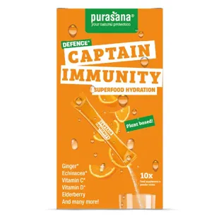 Purasana Hydration Superfoods Captain Immunity 10 x 4,5 g