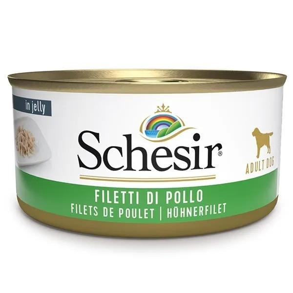 Schesir Filetti Di Pollo Cibo Umido Cani Adulti Lattina 150 G