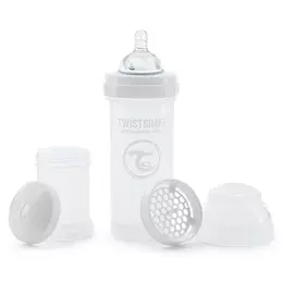 Twistshake Biberon Anti-Colique Blanc +2m 260ml