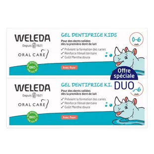 Gel dentifricio Weleda Duo Kids - 2x50ml
