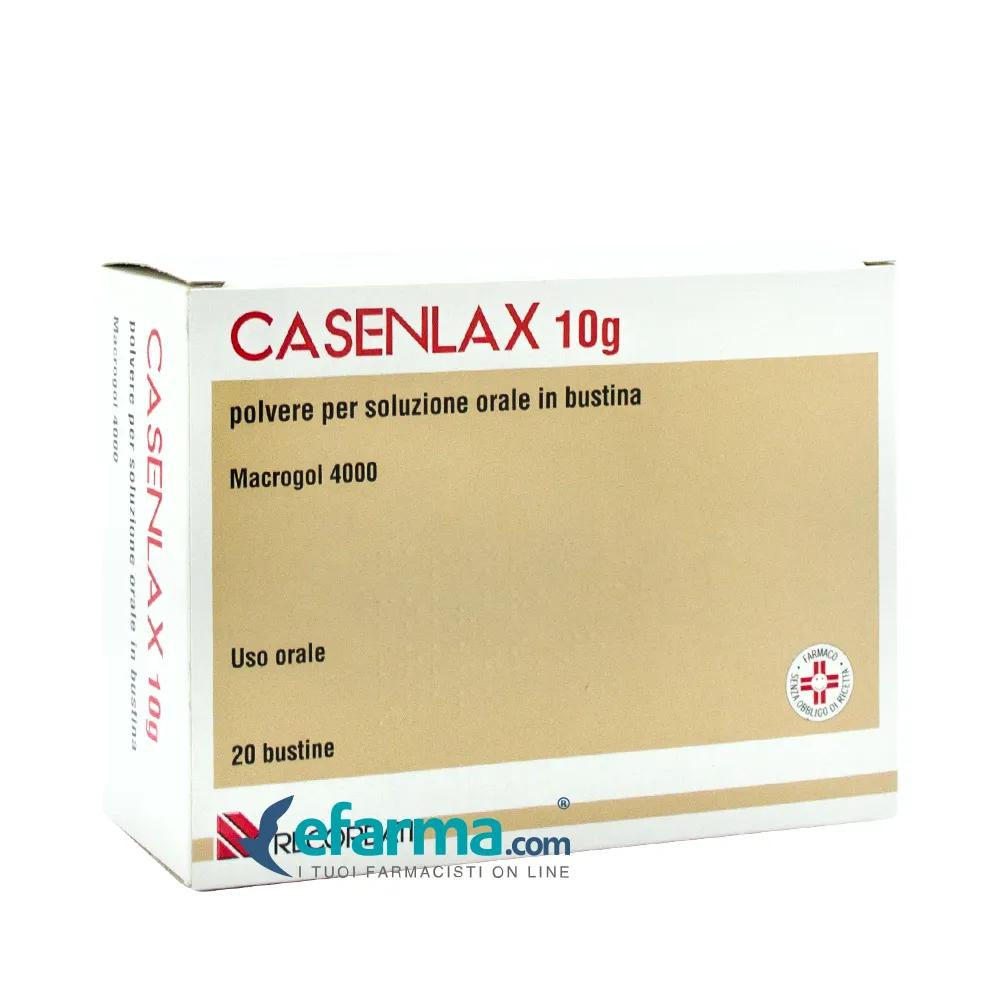 Casenlax 10 g Macrogol 4000 Lassativo Polvere Per Soluzione Orale 20 Bustine