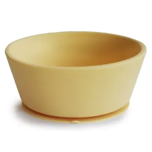 Mushie Bowl with Suction Cup Solid Daffodil