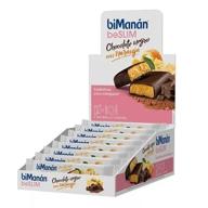 BiManán BeSlim Barritas Chocolate Negro y Naranja 30 uds