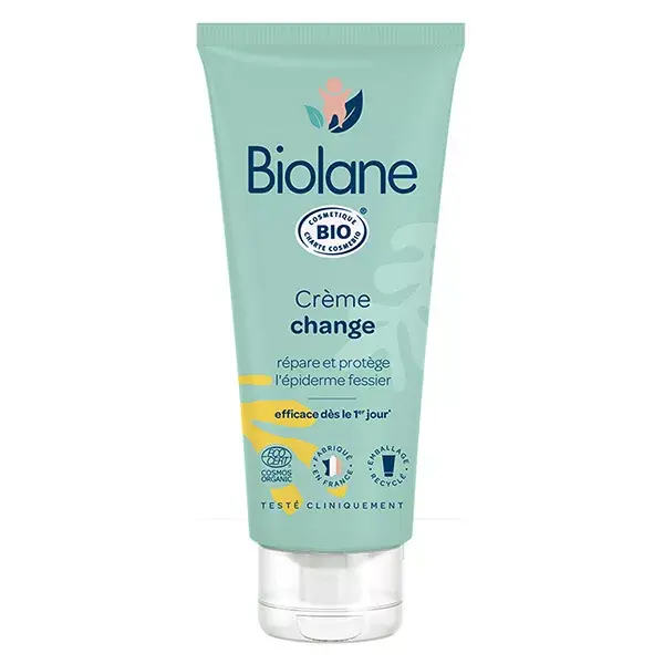 Biolane - Crème de change BIO - Soulage et Répare - Bébé - 100ml