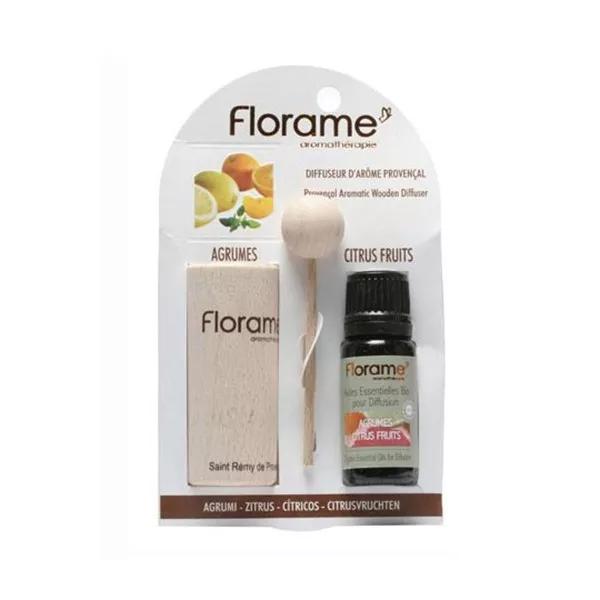 Florame 1HE citrus 10ml + difusor de aroma