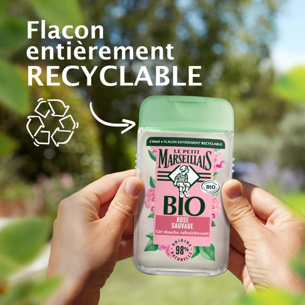 Le Petit Marseillais Bio Gel de Ducha Hidratante Rosa Salvaje 250ml